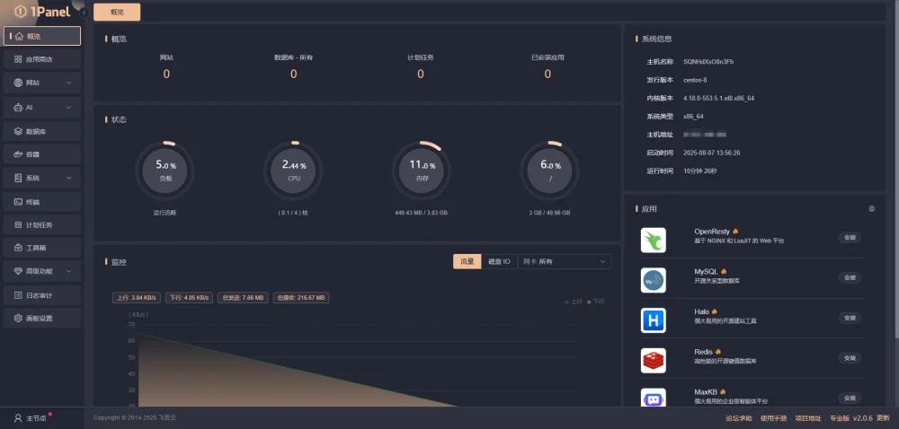图片[2] - 1Panel 面板开心版 v2.1.0 - 全网独家首发