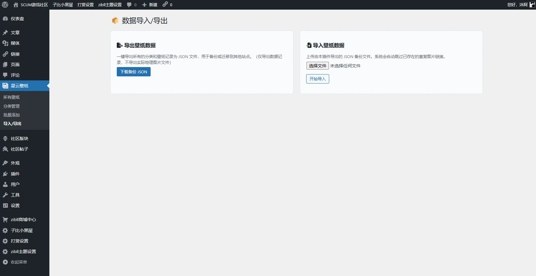 图片[4] - WordPress 插件 - 壁纸页插件 _ai 编写